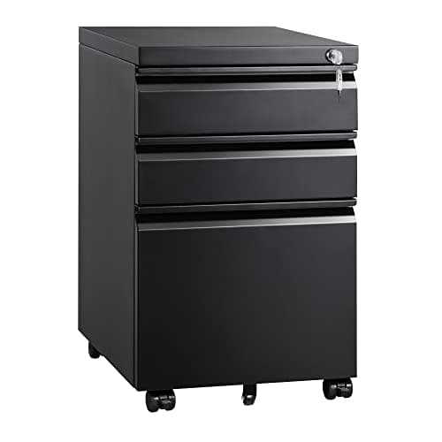 DEVAISE 3-Drawer Mobile File Cabinet