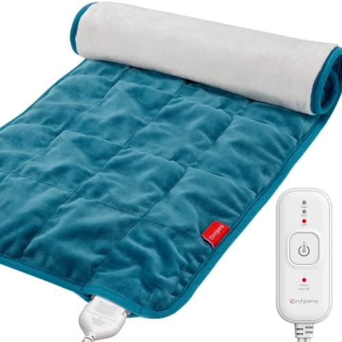 ComfyTemp XL Heating Pad for Back Pain, Cramps — 12x24"