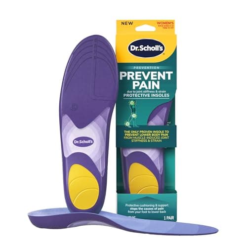 Dr. Scholl’s Prevent Pain Insoles for Women, Size 6-10, 1 Pair: The Only Proven