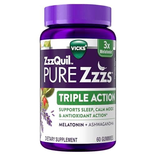 ZzzQuil PURE Zzzs Triple Action Melatonin Gummies