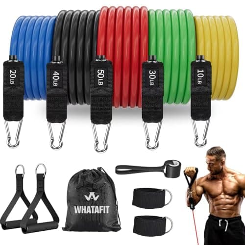 WHATAFIT Resistance Bands Set with Handles