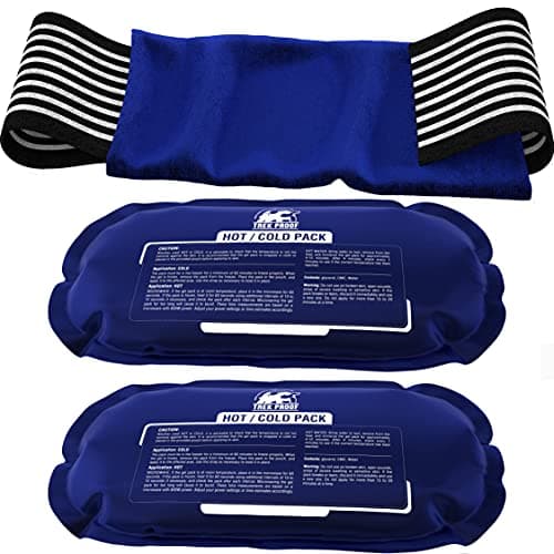 Ice Packs for Injuries Reusable (3-Piece Set) – Hot and Cold Ice Pack Therapy Ge