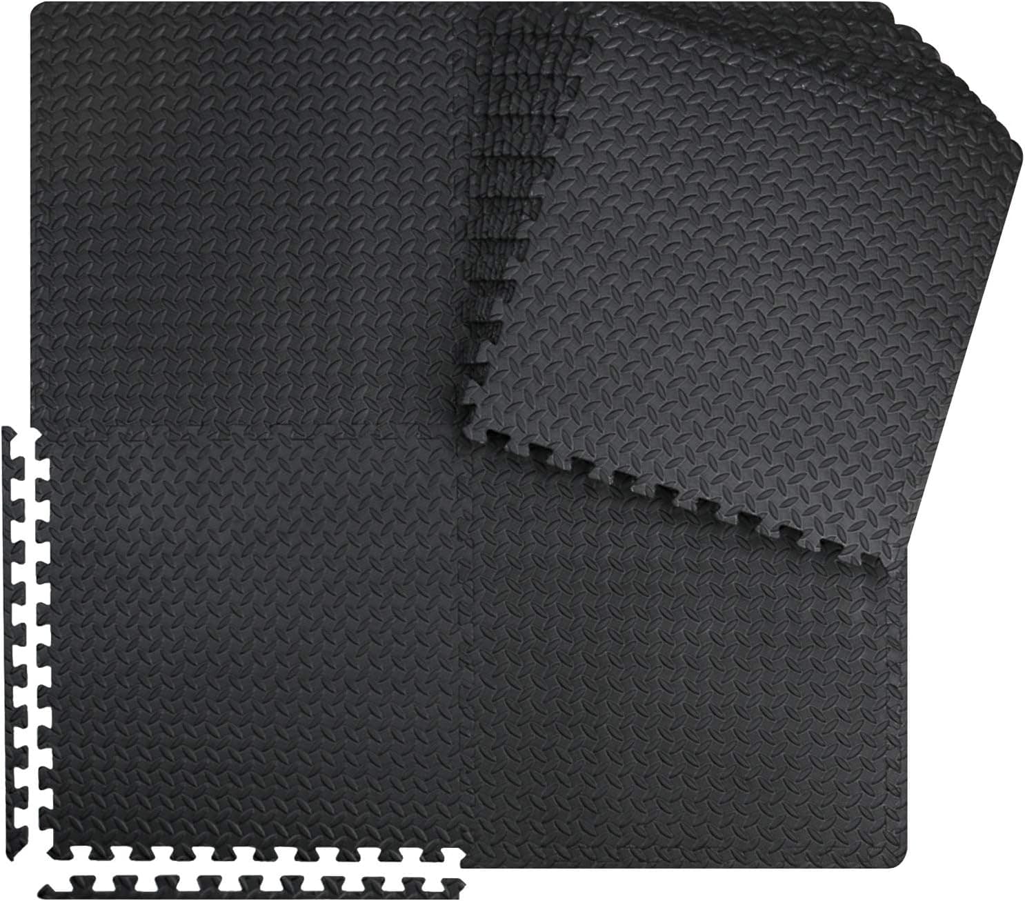 BalanceFrom Puzzle Exercise Mat with EVA Foam Tiles